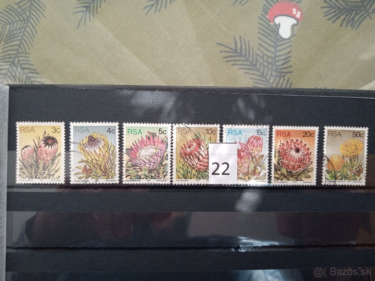 Poštové známky č.581 - AFRICKÉ ŠTÁTY II. - 20 ks sérií - 2