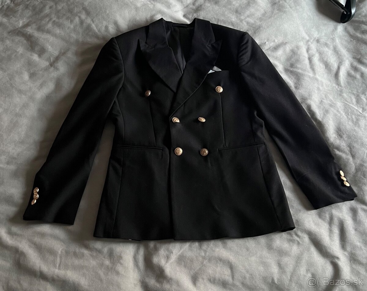 Dvojradove cierne sako - 2