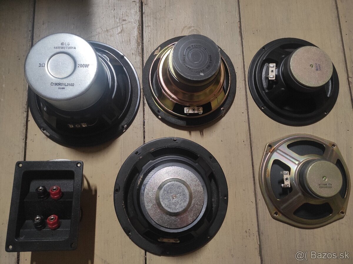 Predám rôzne reproduktory - - 2
