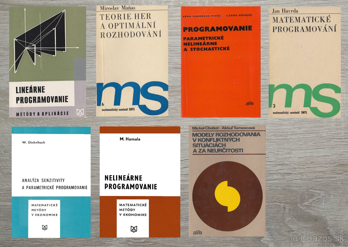 Matematické programovanie, teória hier a systémov - 2