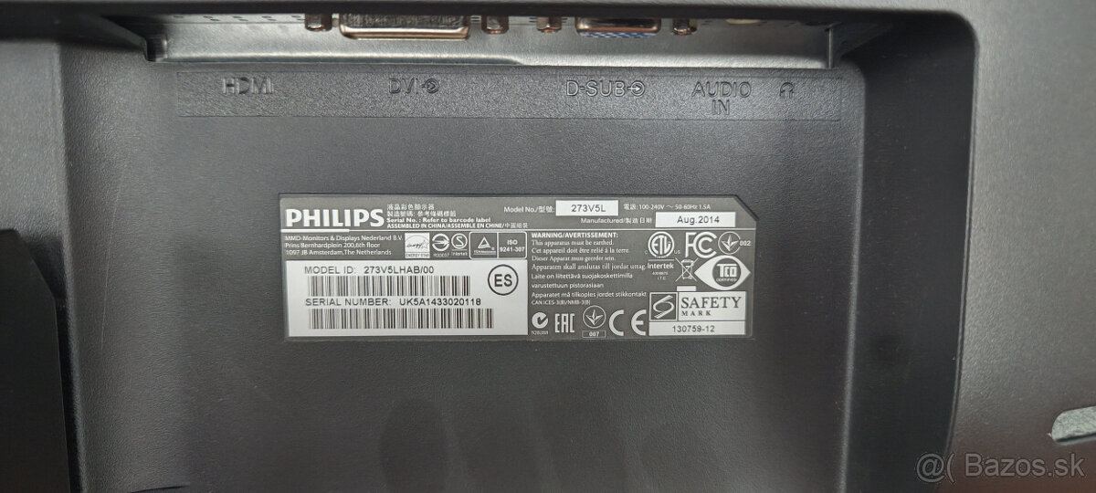 Philips 27", FullHD - 2