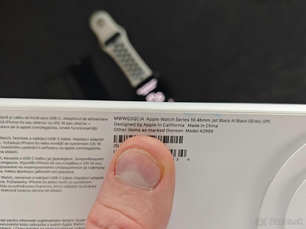 Apple Watch 10 46 mm Jet Black, v záruke - 2