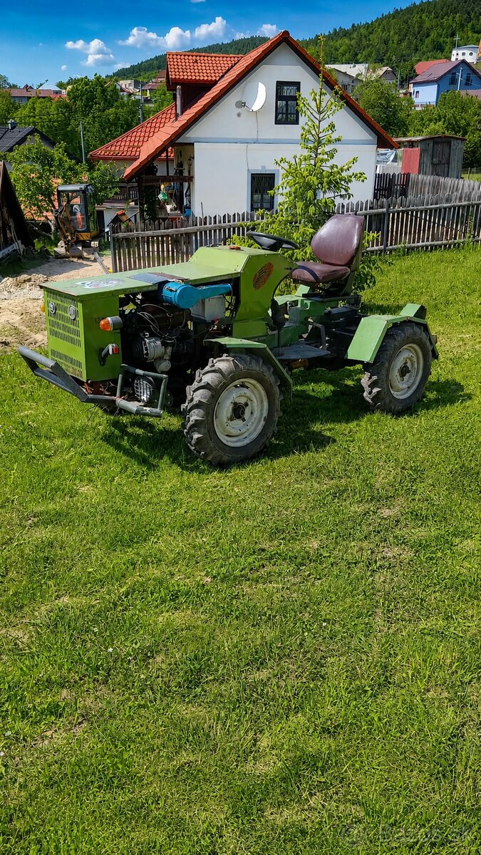 Malotraktor domácej výroby 4x4 - 2