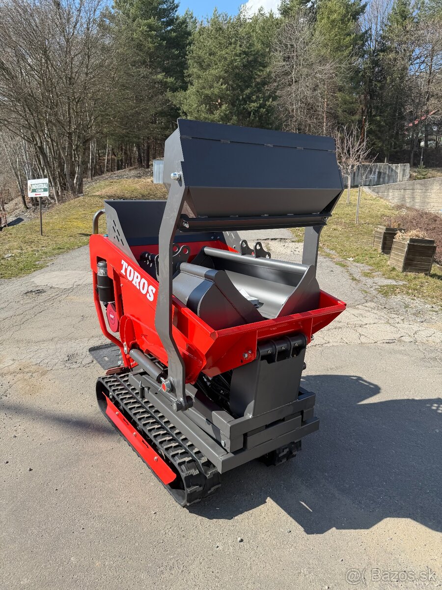 MINIDUMPER s nakladačom (motorový fúrik) TOROS KOOP - 2
