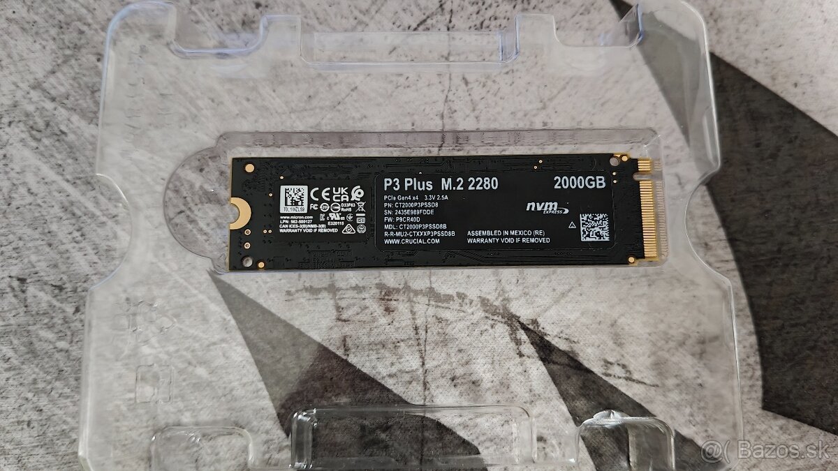 Crucial P3 Plus 2TB NVMe - 2