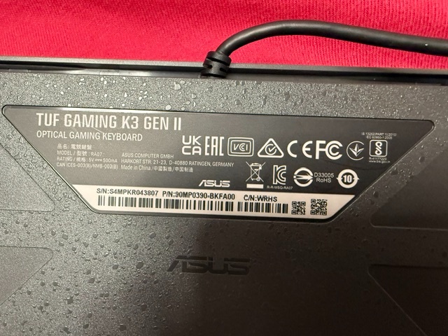 ASUS TUF Gaming K3 GEN II - 2