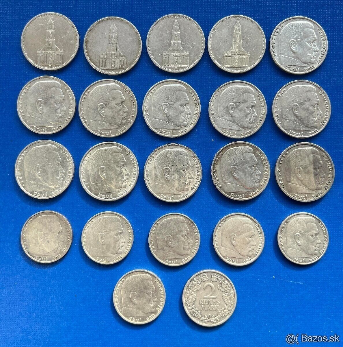 Strieborné mince Nemecko a svet BK aj Proof - 2