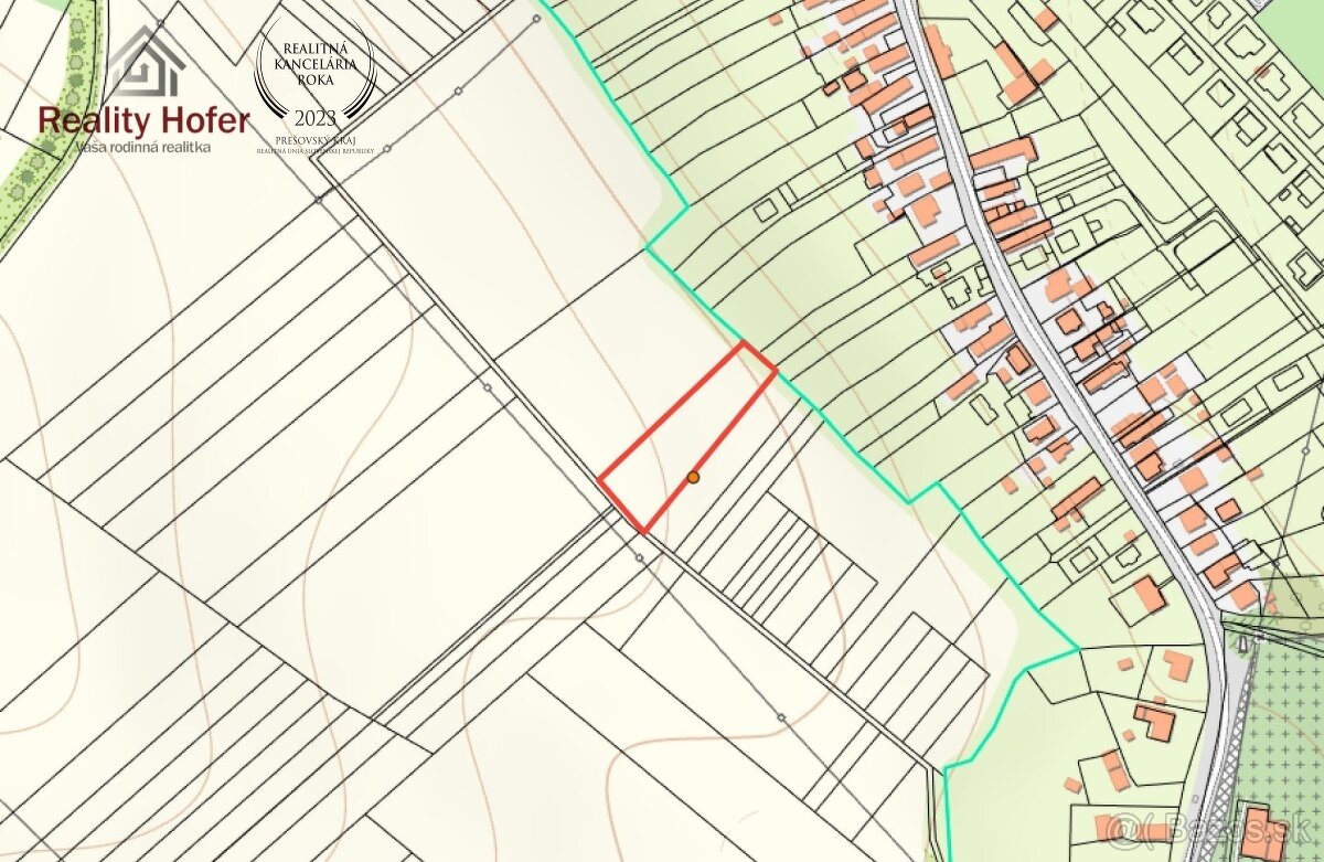 Pozemok na budúcu výstavbu, 3244m2, Veľký Šariš, Prešov - 2
