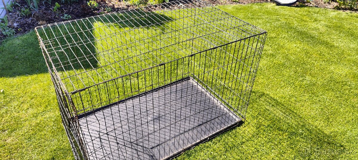 Klietka pre psov Dog Fantasy XXL skladacia 1 dvere čierna - 2