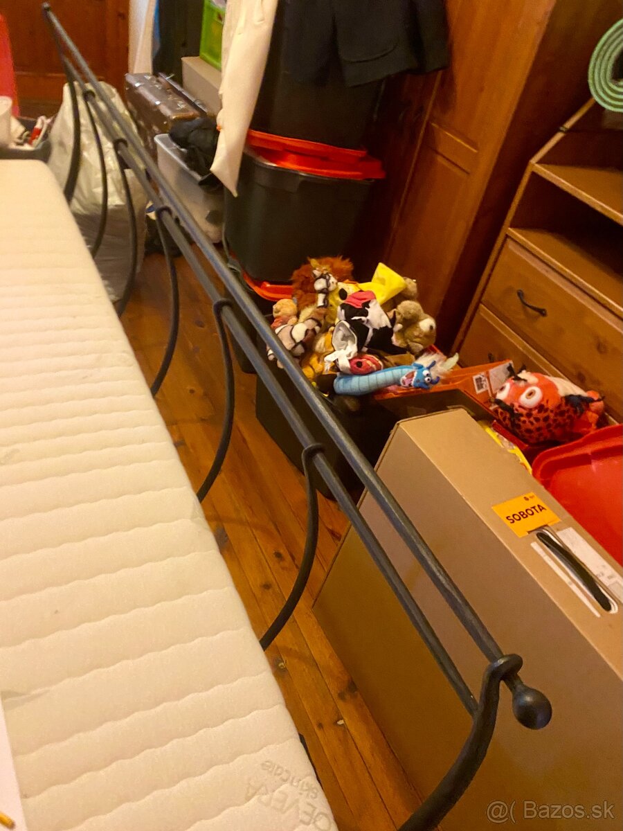 ručne kovaná železná posteľ - 2