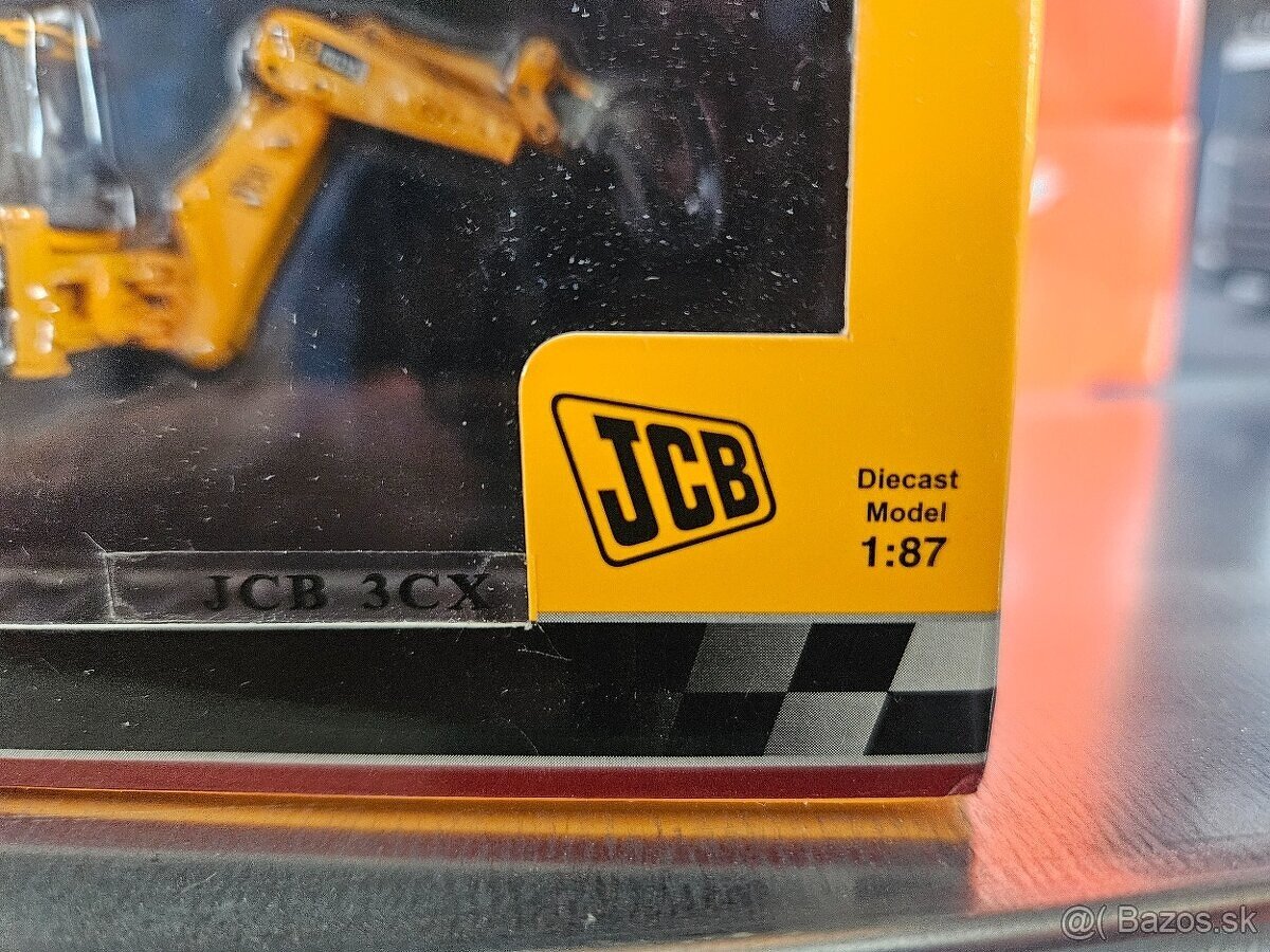 Kovový model JCB 3CX 1/87 Motorart - 2