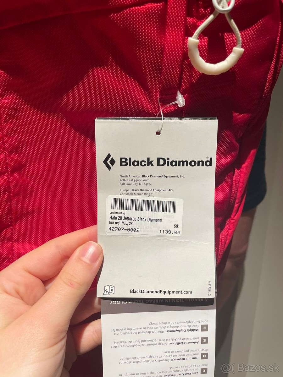 Black Diamond Elektricky lavinovy batoh.NOVY - 2