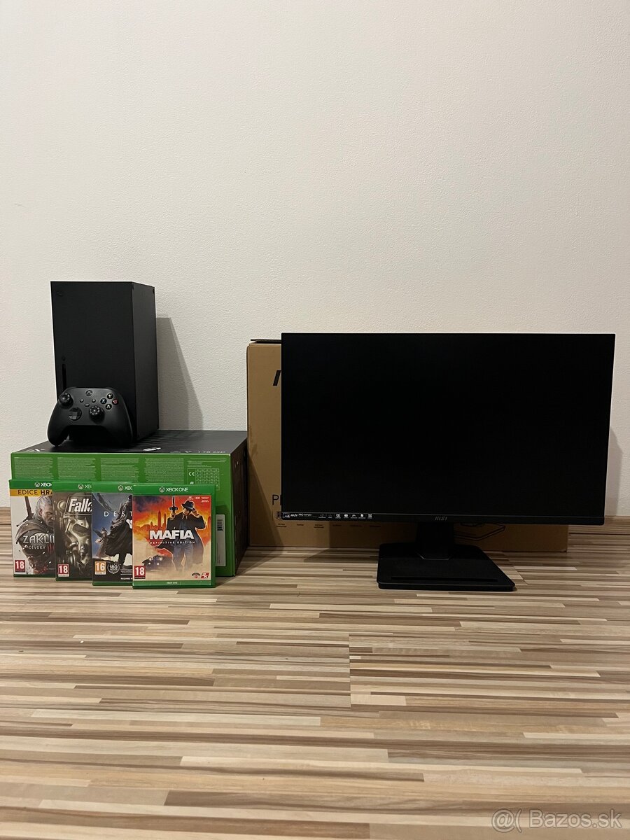 Xbox Series X + Monitor MSI + 4 hry - 2