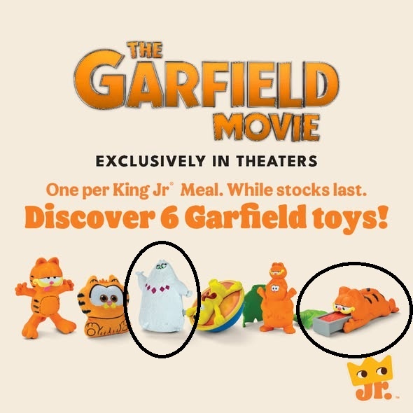 Garfield postavičky - NOVÉ - 2