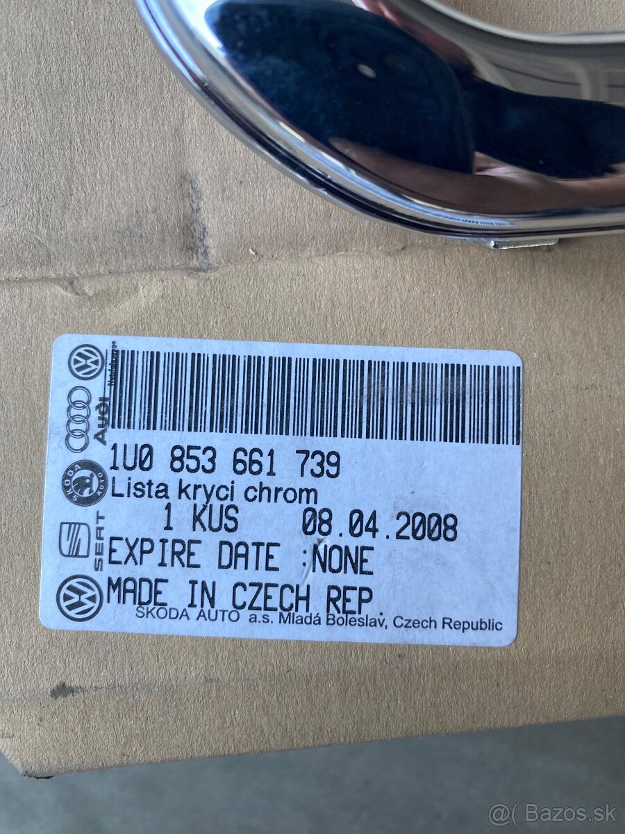 Skoda octavia 1 chromova lista - 2
