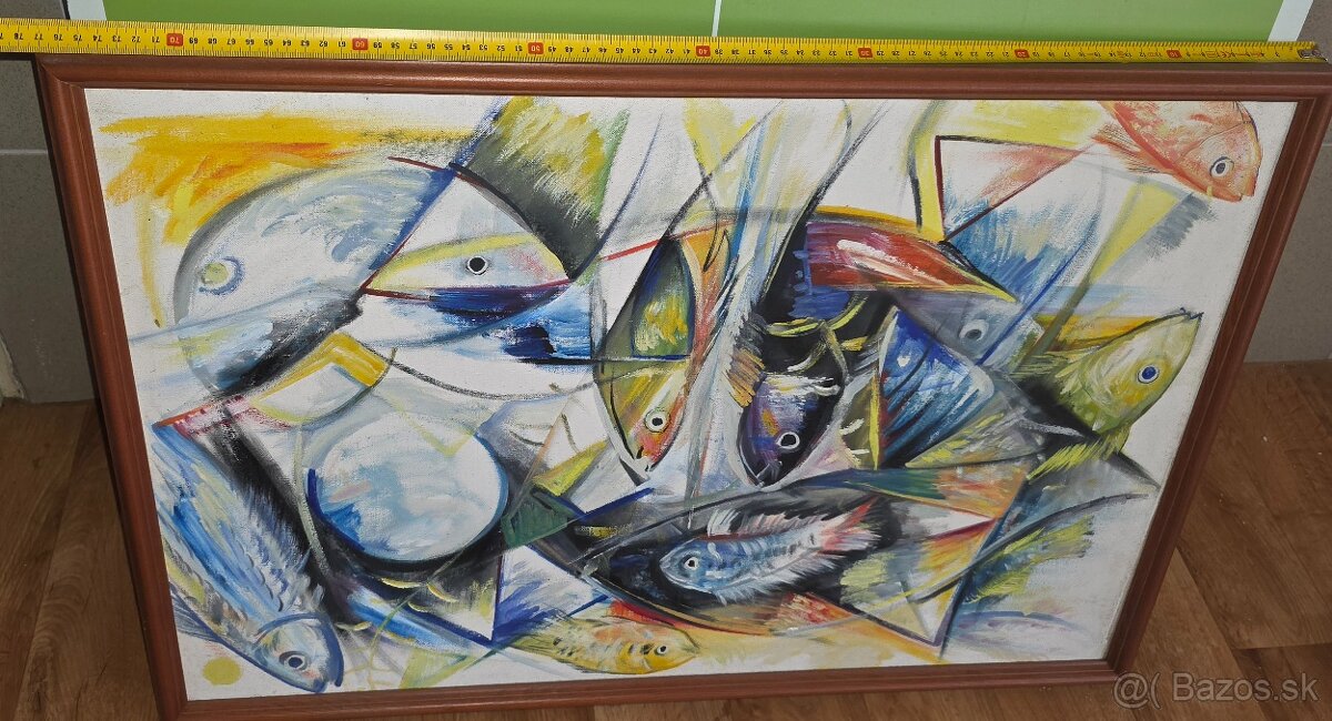 Obraz ryby, olej - 2