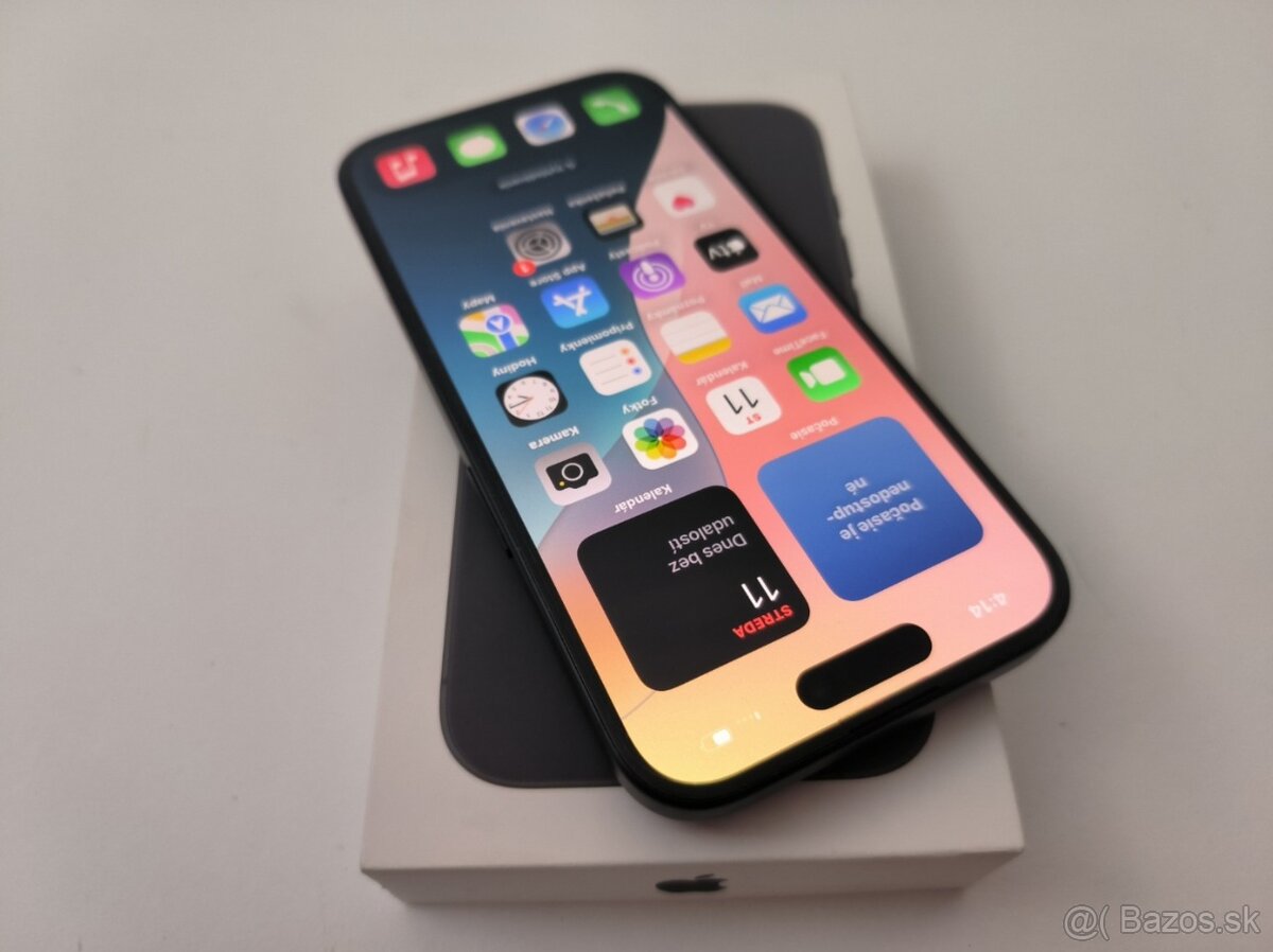 apple iphone 16 128gb Midnight / Batéria 95% - 2