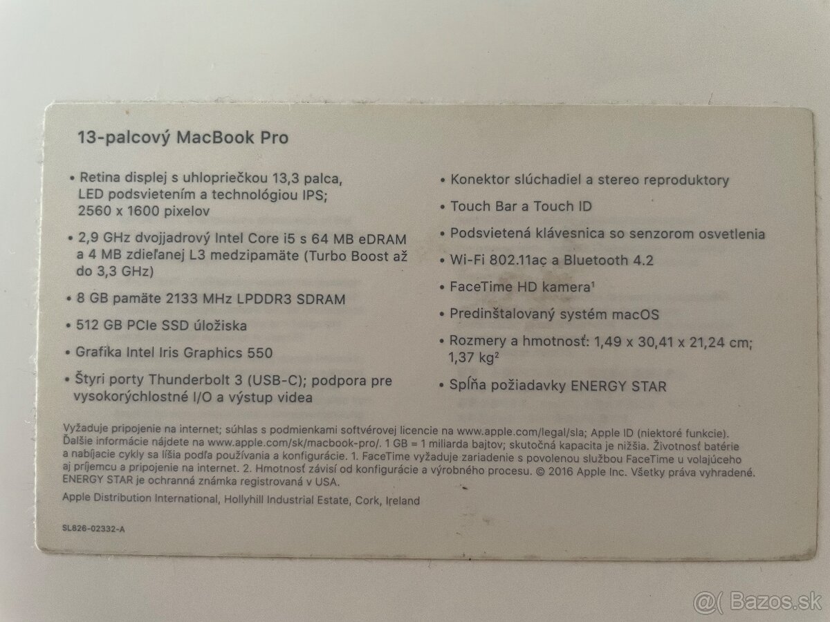 MacBook Pro - POSKODENY - 2
