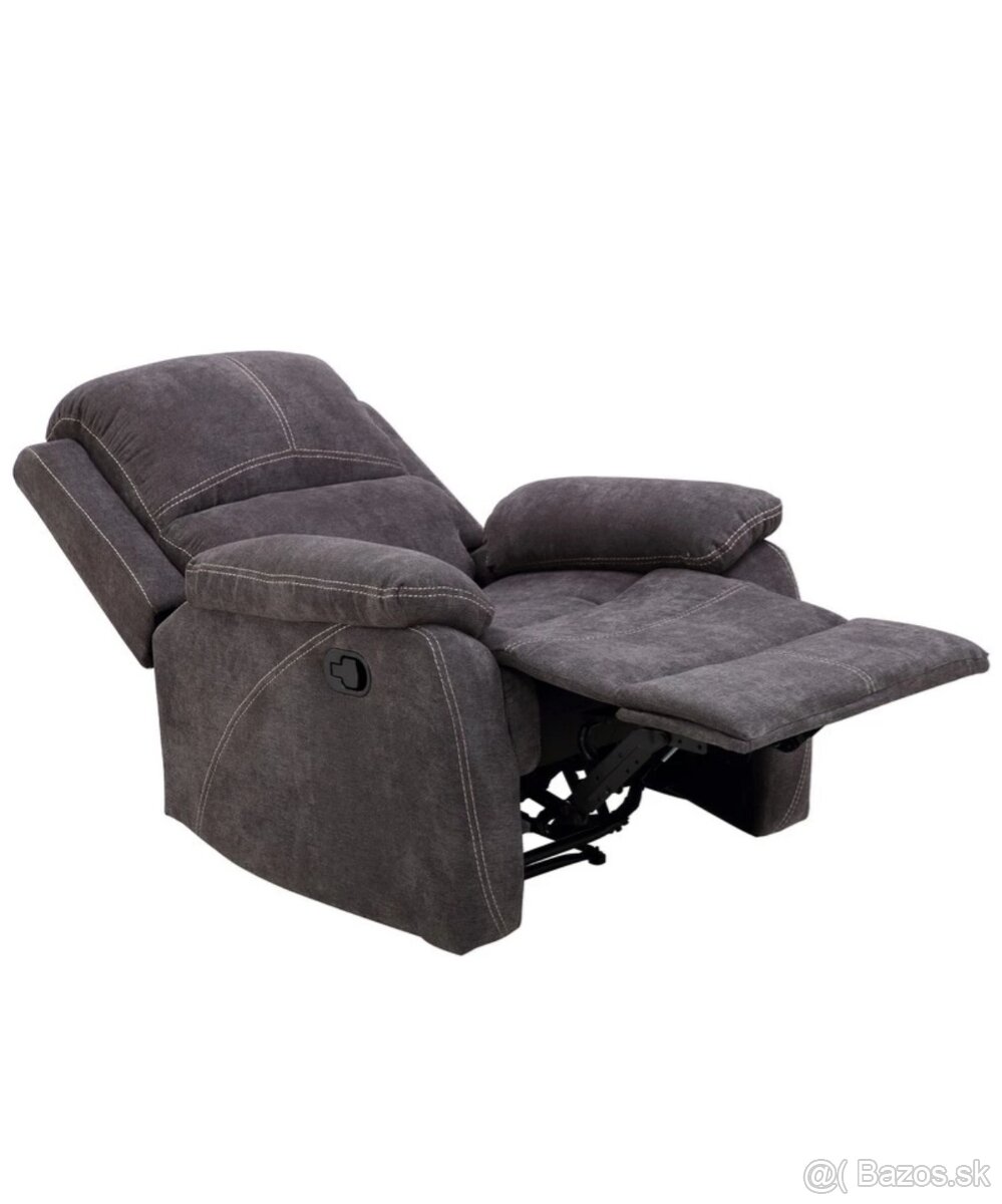 Rozkladacie sivé kreslo - 2