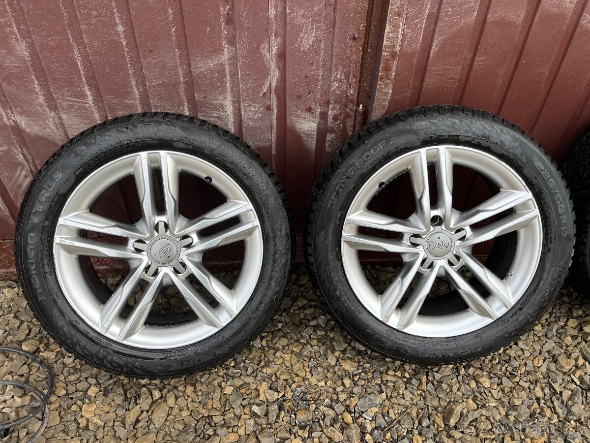 Elektrony audi 5x112 r17 + zimne pneu 225/50 r17 - 2