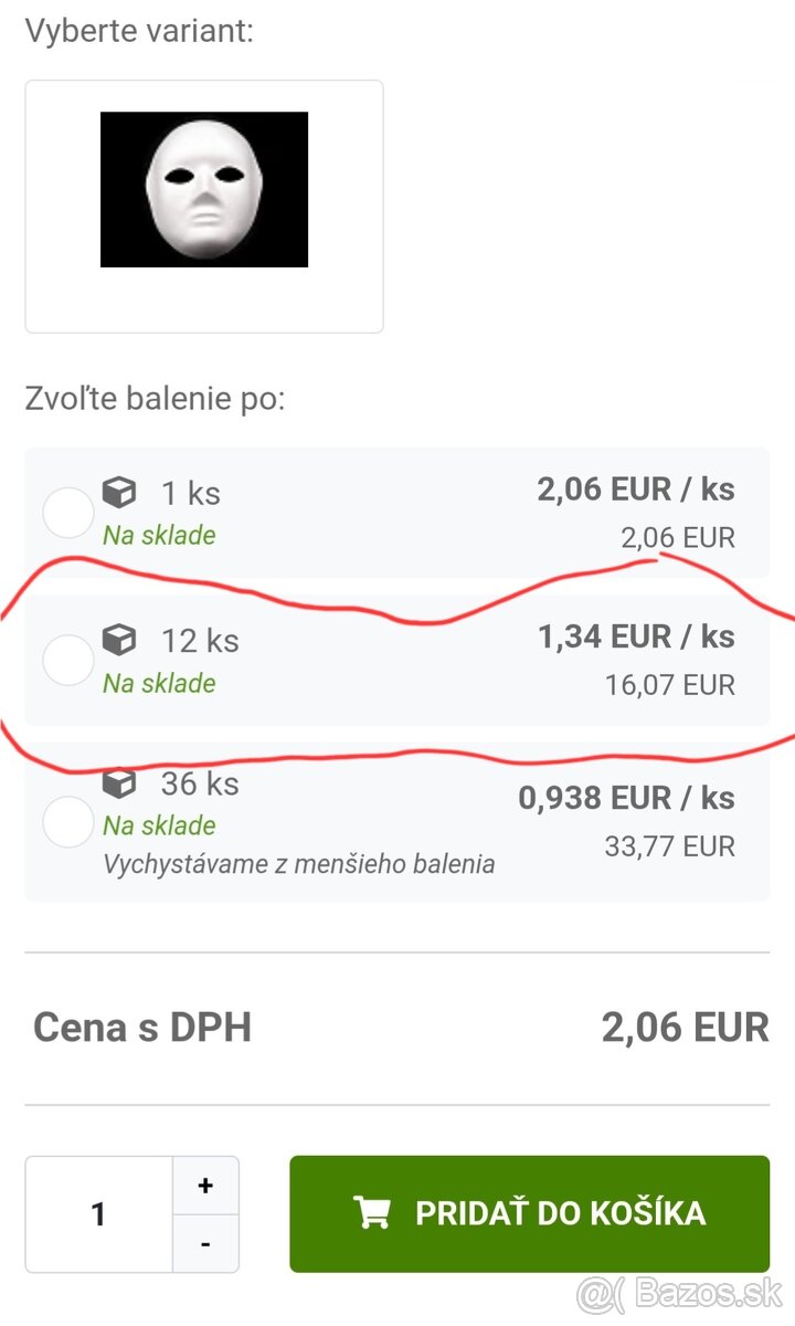 Predam biele masky - 2