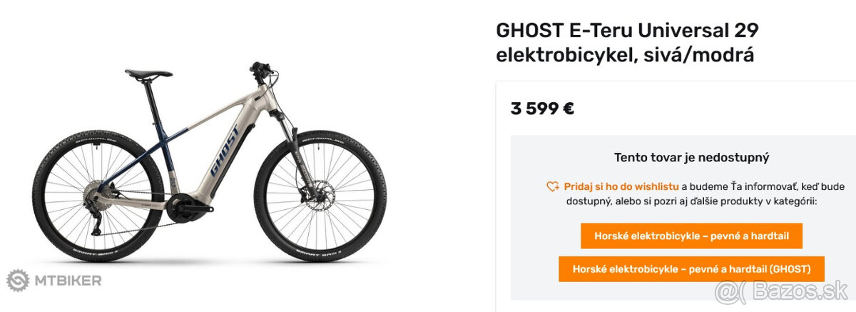 GHOST E-Teru 29 elektrokolo Bosch Smart system 750Wh - 2