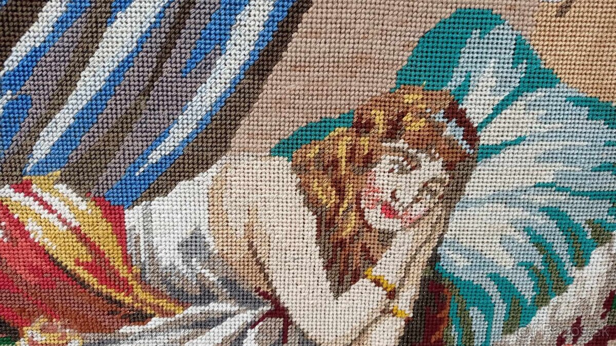 0braz vyšívaný 133x68 cm - 2