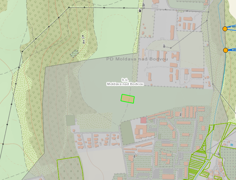 Pozemok v intraviláne Moldava nad Bodvou – 2 300 m² - 2