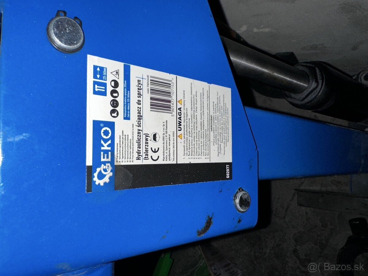 Hydraulický kompresor kotúčových pružín 1T Geko G02077 - 2