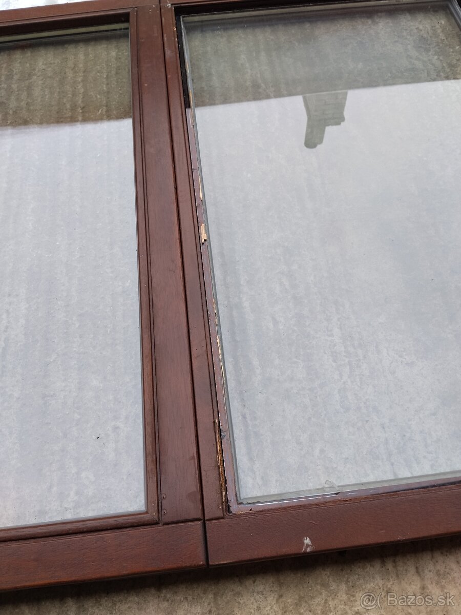 Drevené okno 2 sklo - 2