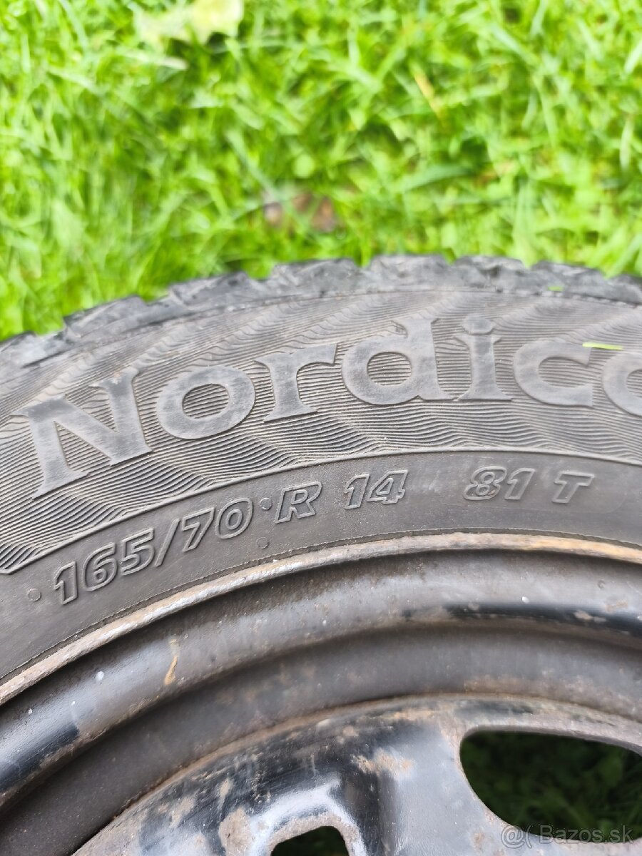 Zimné pneumatiky s diskami 165/70 R14 - 2