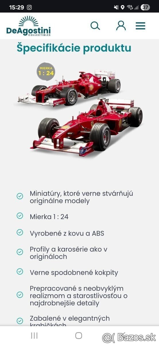 F1 Ferrari kolekcia - 2