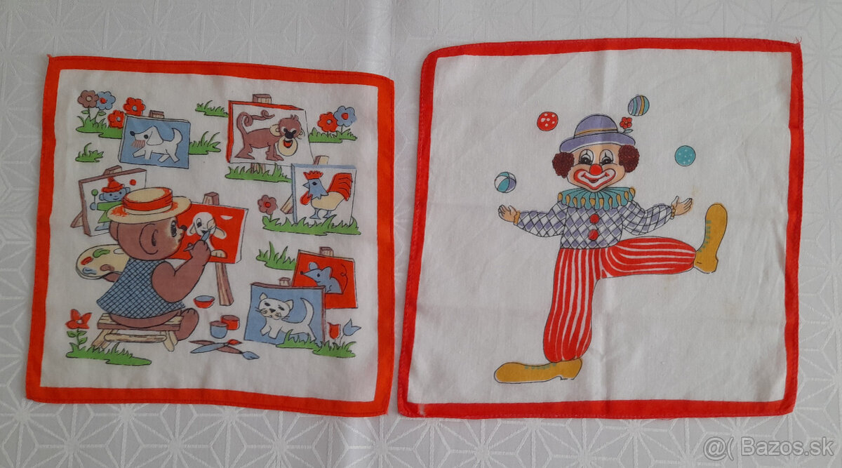 Detské vreckovky - retro - 2