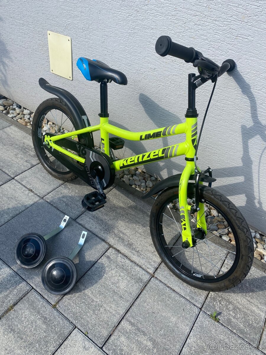 Detsky bicykel Kenzel 16” Lime - 2