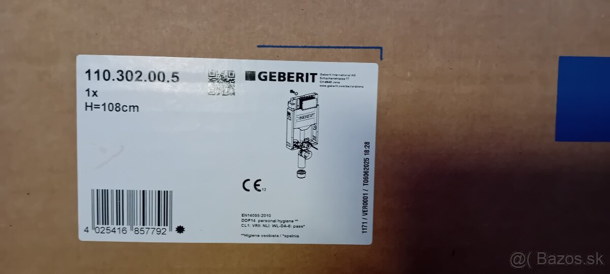 Geberit 110.302.00.5 nový - 2