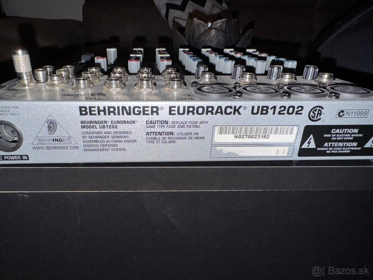 Predám mix Behringer Eurorack UB 1202 - 2