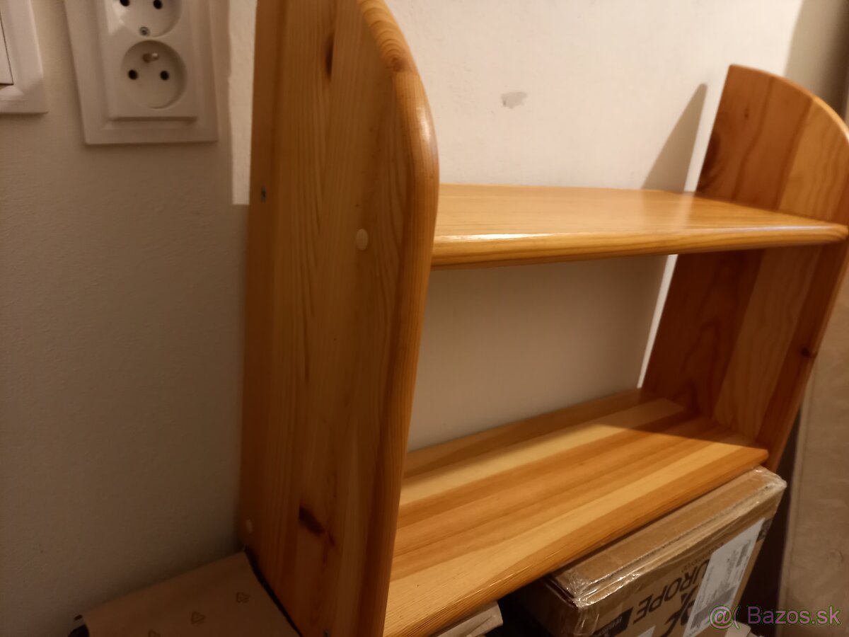 Drevená polica - masív borovica - 2
