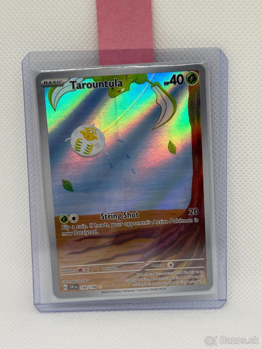 Pokémon karta Tarountula 199/198 – EX – ORIGINÁL - 2