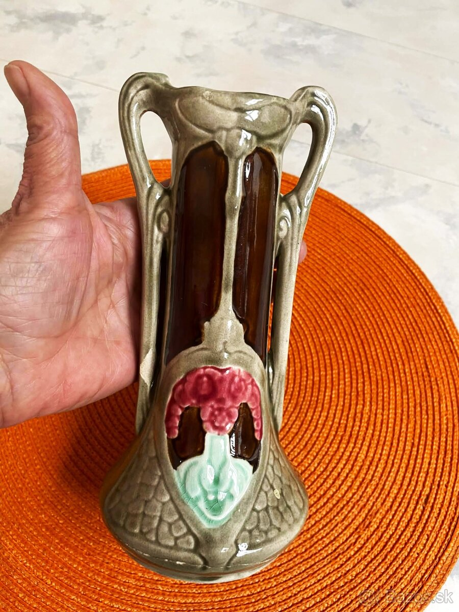 Stará váza - majolika - 2