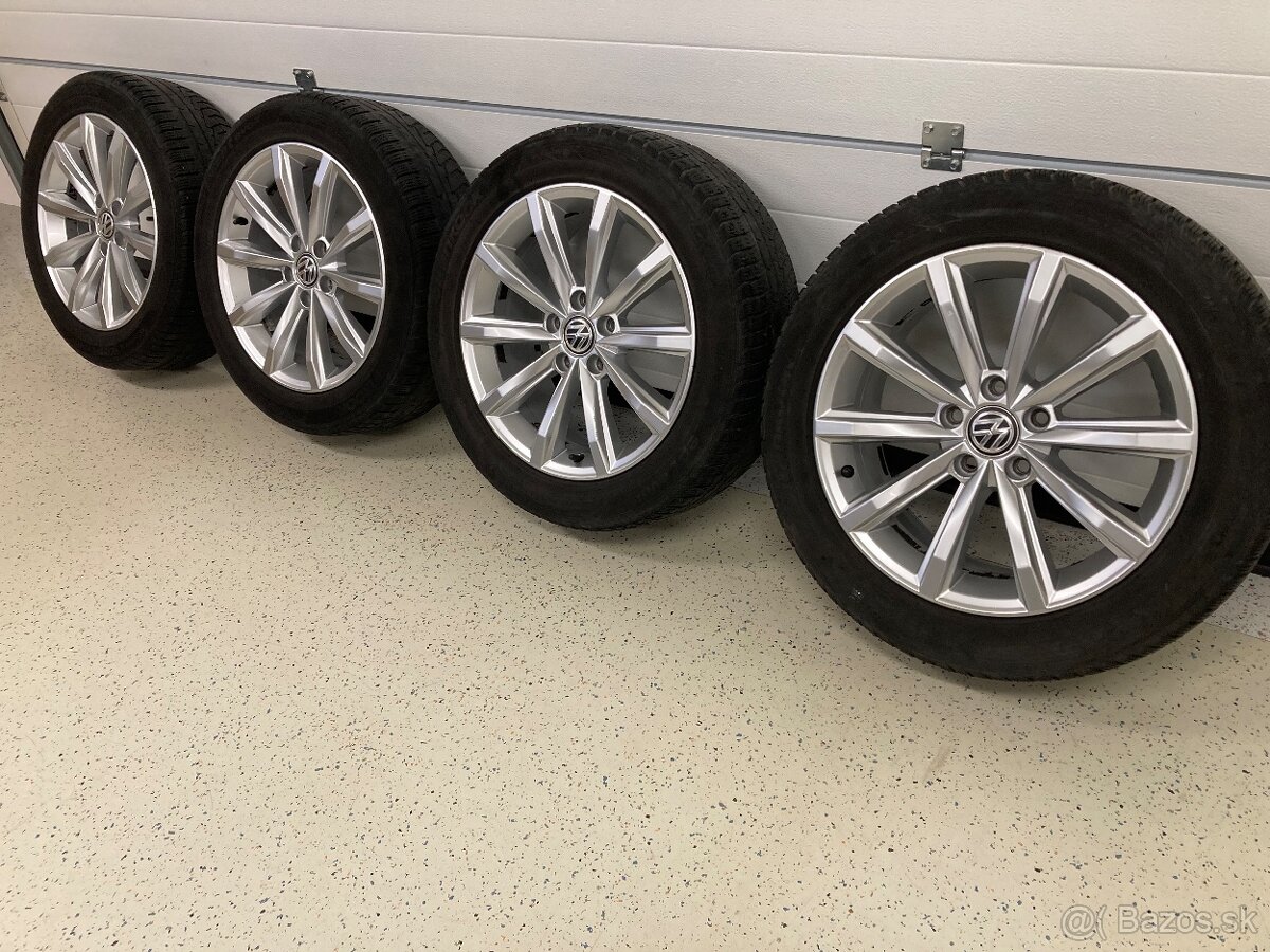 Alu sada org VOLKSWAGEN LONDON 5x112 7J ET40 215/55 R17 - 2