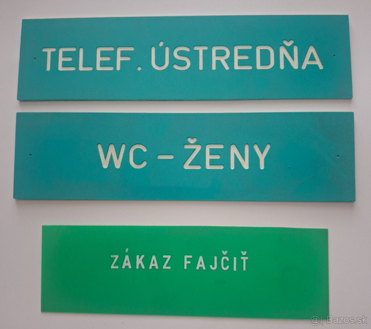 Plastové tabuľky - 2