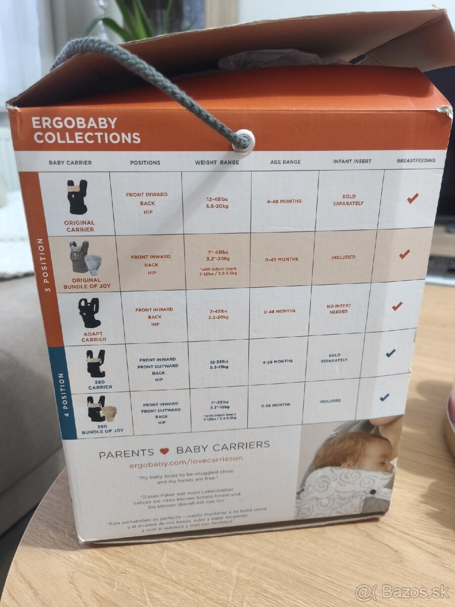 Ergobaby nosič Bundle of Joy - 2