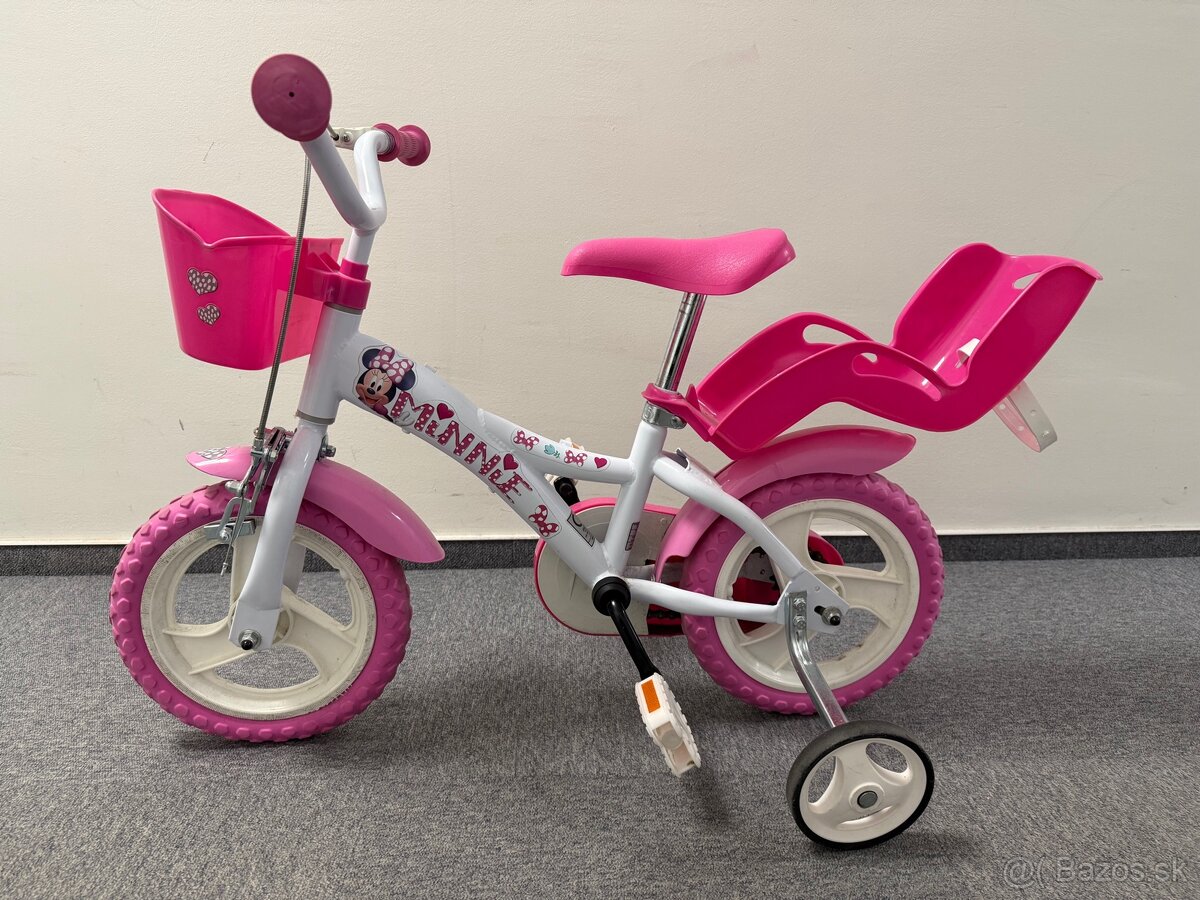 Detský bicykel s pomocnými kolieskami - 2