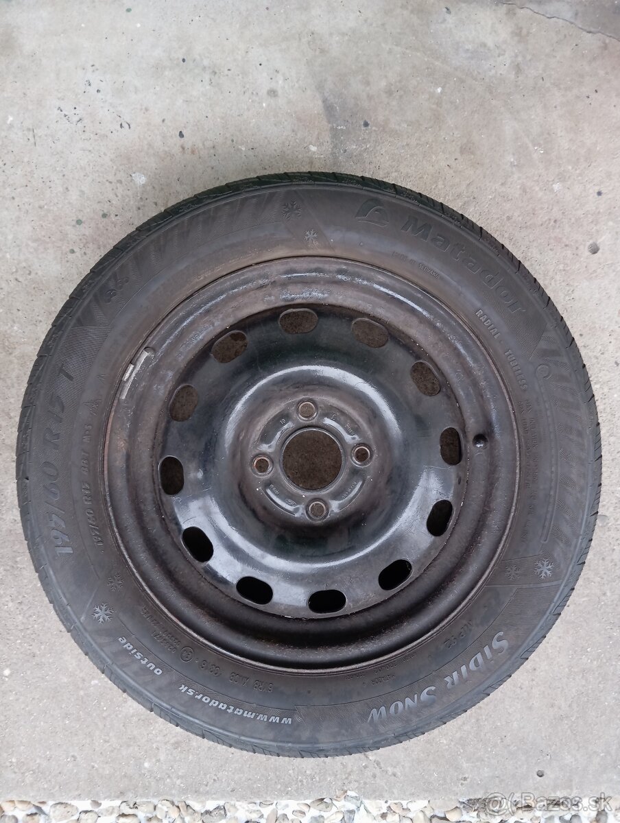 195/60 r15 zimné pneumatiky - 2