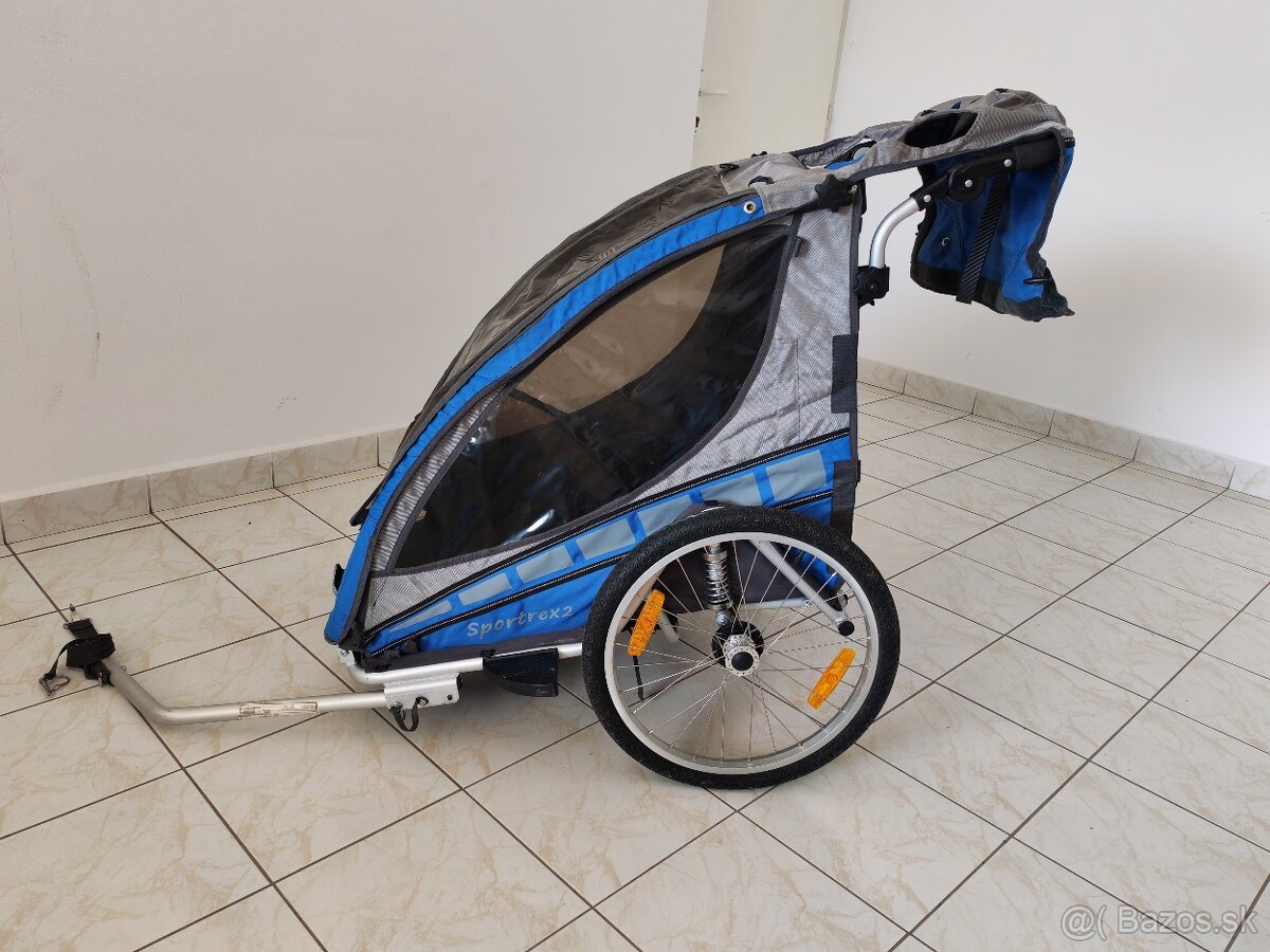 Cyklo vozík pre 2 deti Queridoo - 2