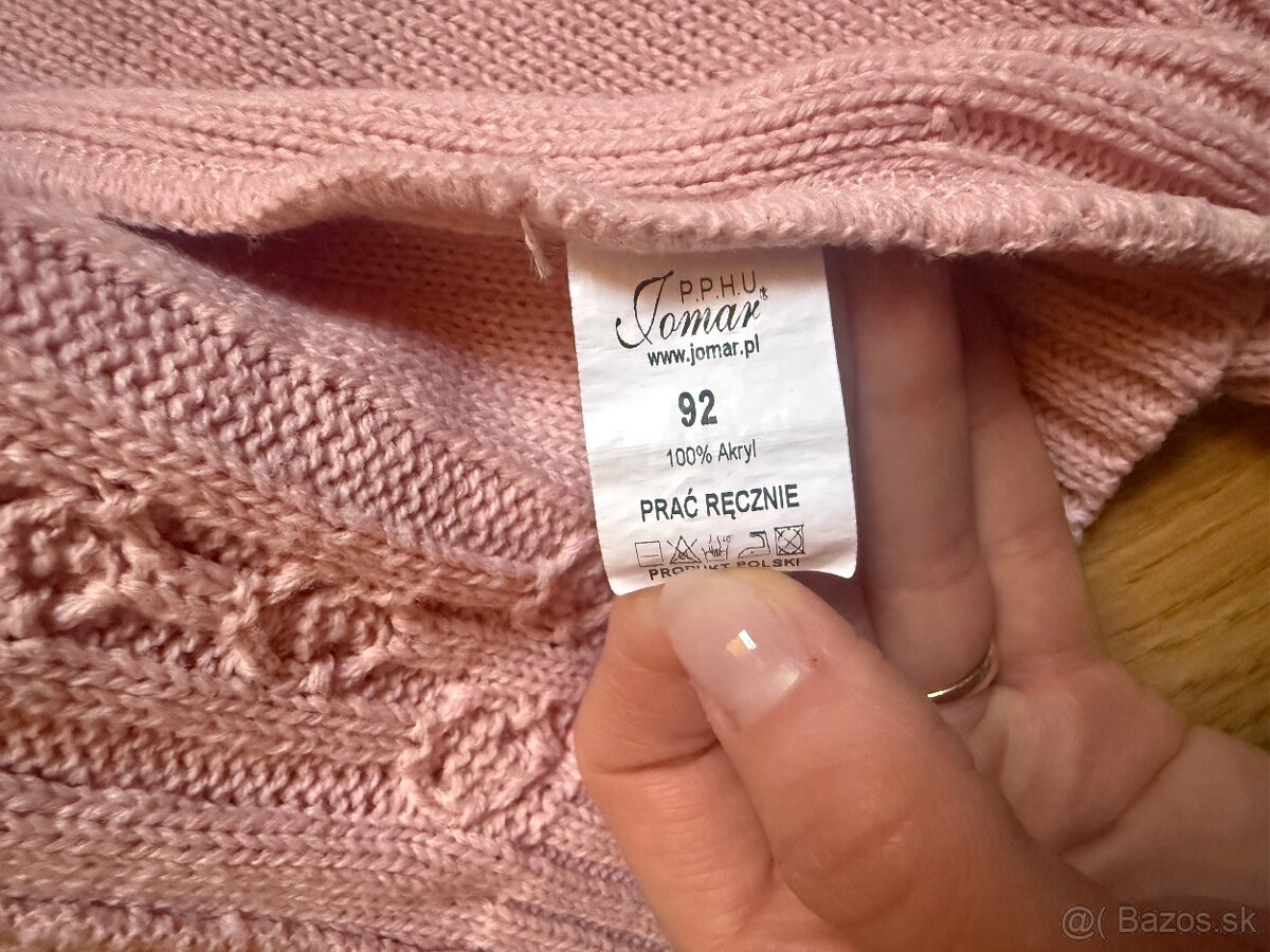 Ružový sveter v.92 - 2