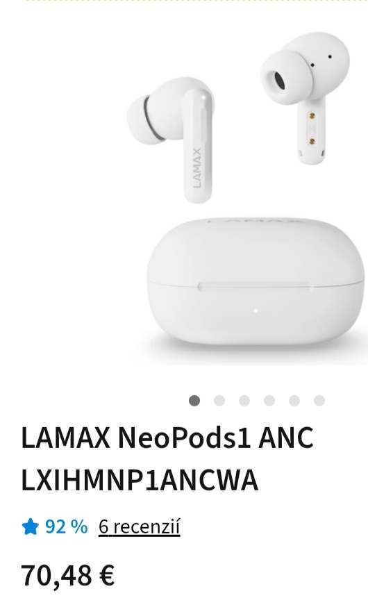 Lamax Neopods1 ANC slúchadlá - 2