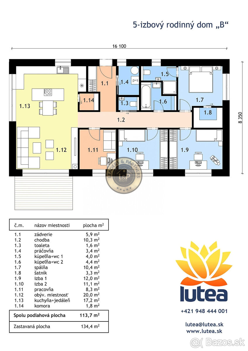 Novostavba 5izb. rodinný dom v obci Hviezdoslavov - 2