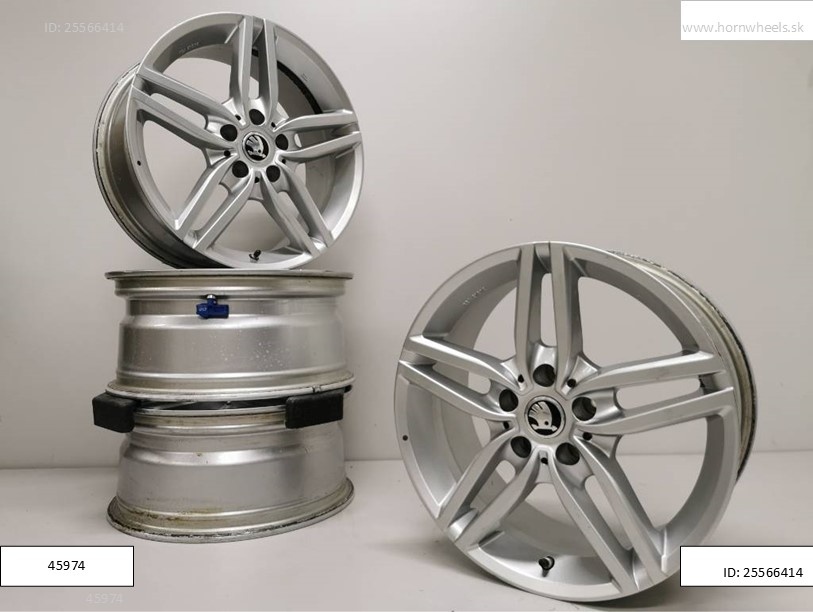 Škoda Yeti, Superb, Karoq alu disky 5x112 R17 ET27 7,5J 1235 - 2