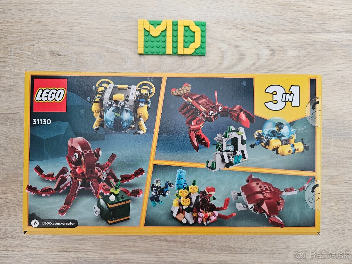 LEGO 31130 Hľadanie potopeného pokladu - Creator 3v1 - 2